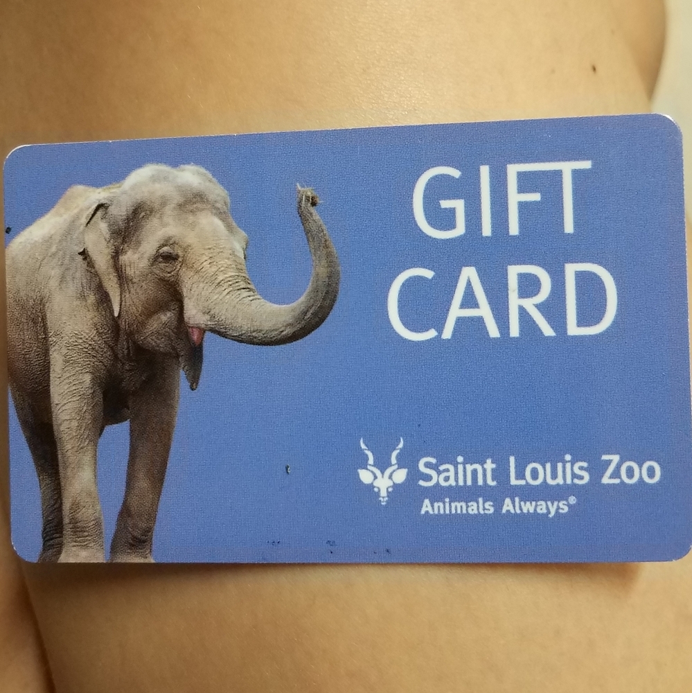 St. Louis zoo gift card